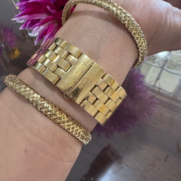 $3500 Michele Sport Sail Chronograph Diamond Watch – 38MM, Gold Plated! - Picture 6 of 16